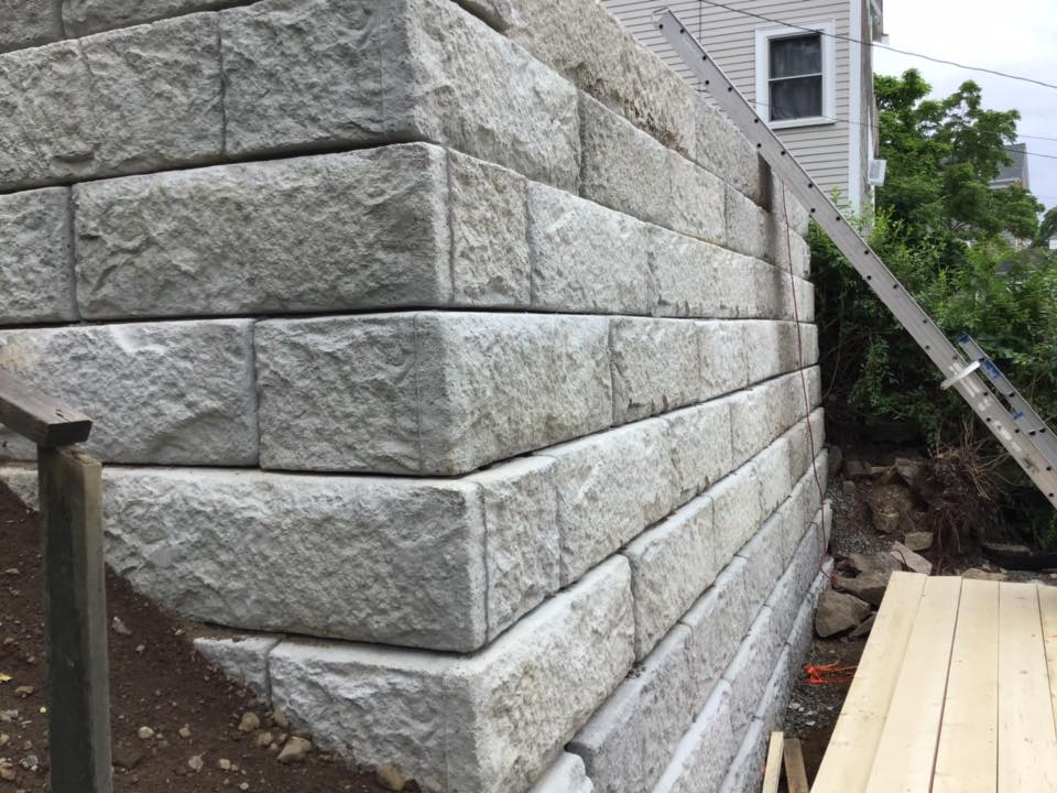 Ramsey Marine Sea Walls from Concrete Blocks