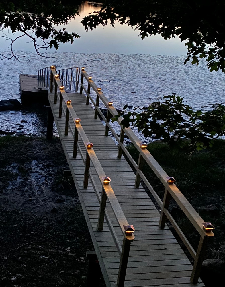Ramsey Marine Builds Docks and Piers Wired to Light Up the Night