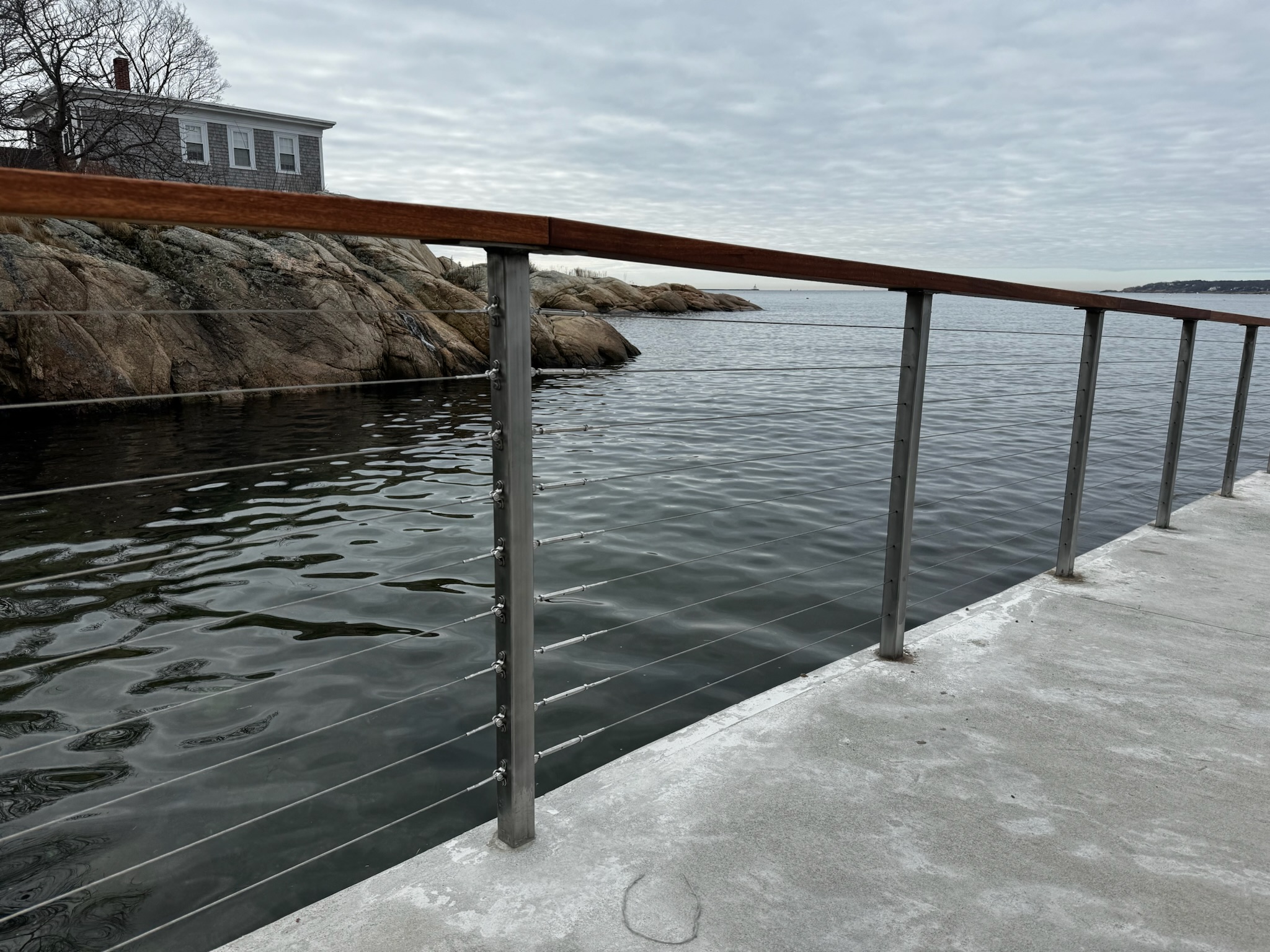 Concrete Steps into the ocean