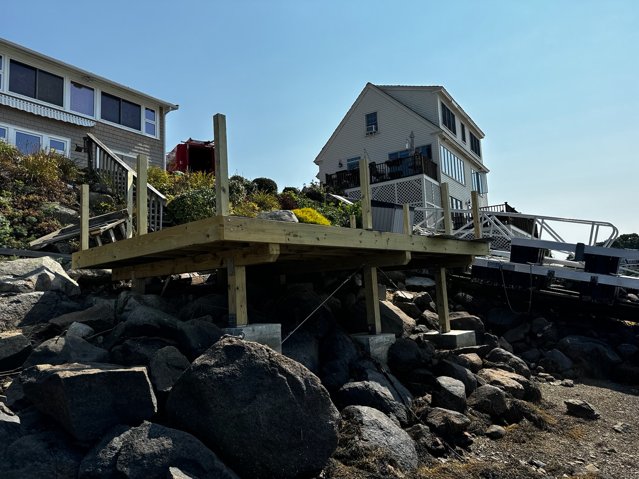 Every great dock starts with a rock-solid foundation.