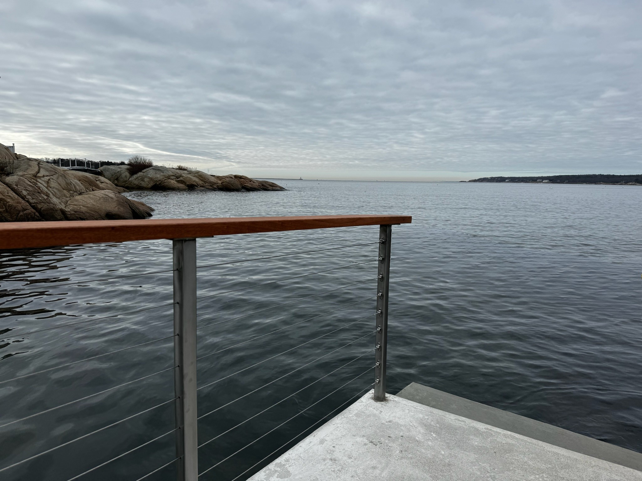 Cable Railings for Water Access by Ramsey Marine Construction