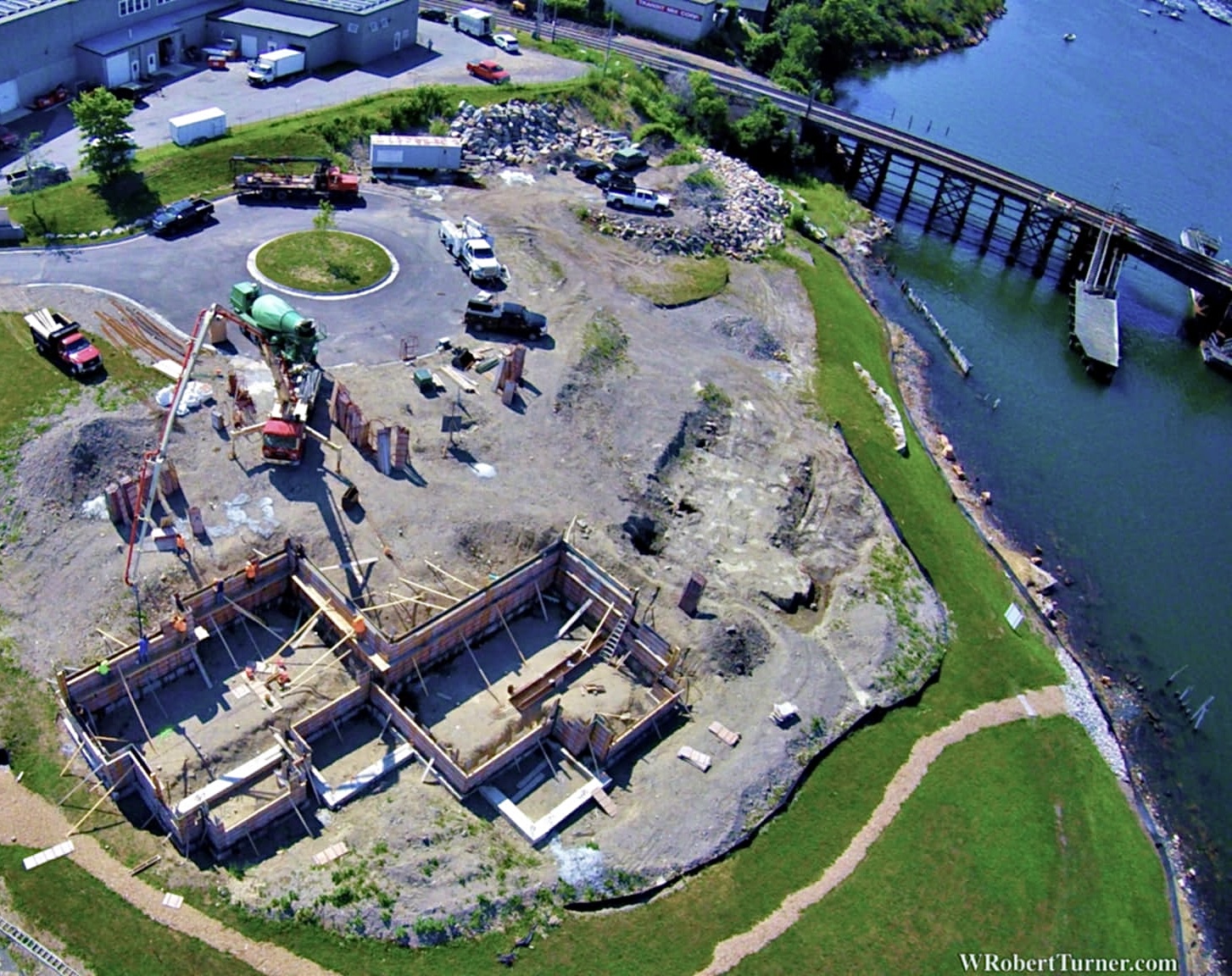 Concrete Foundations for Waterfront Property by Ramsey Marine